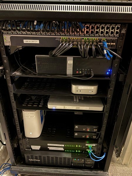 Network and communications equipment infrastructure installed by Armada Solutions
