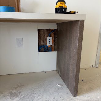 Structured communications cabling installed during construction